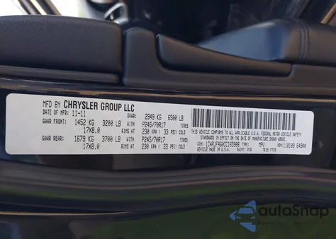 2012 Jeep Grand Cherokee Laredo z USA, uszkodzony, nr VIN 1C4RJFAG0CC165908